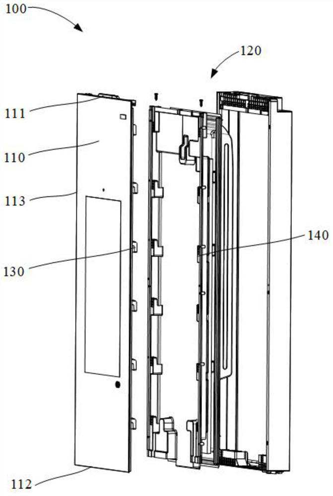 Door body structure and installation method thereof