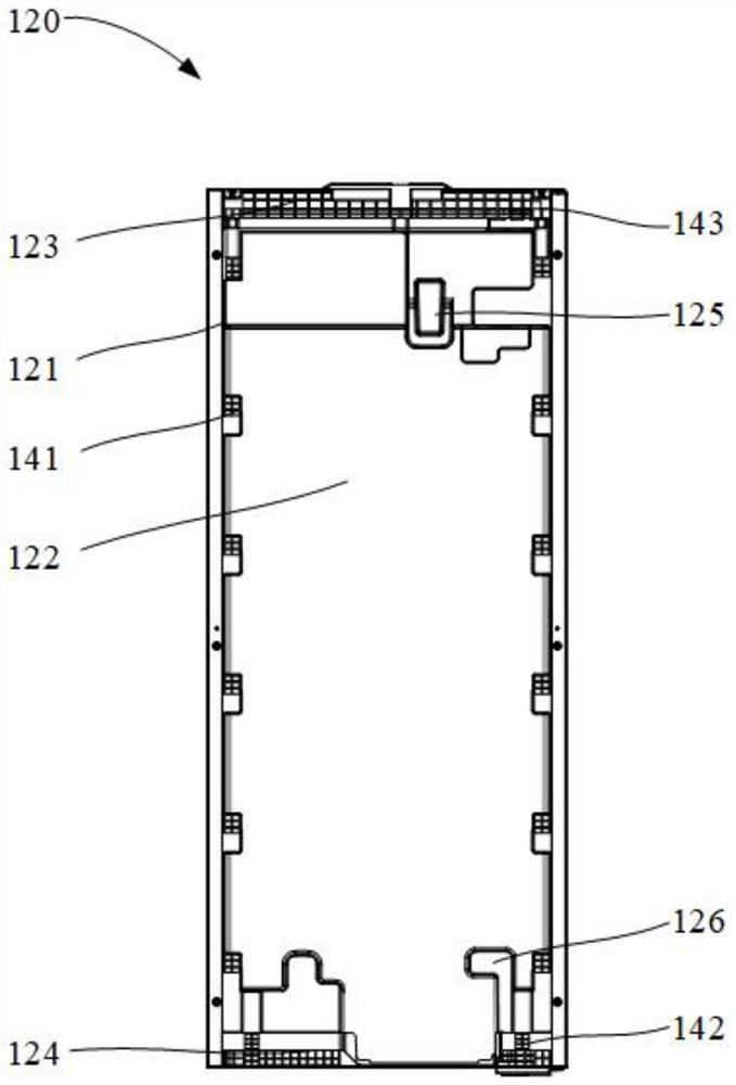 Door body structure and installation method thereof