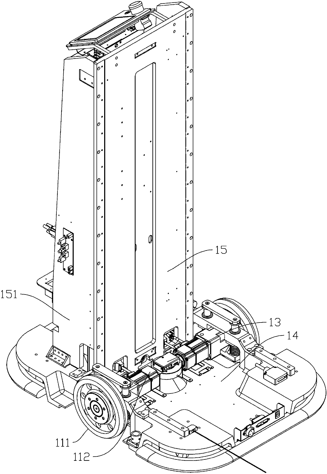 Workbin handling AGV, handling method and automatic docking system for SMT production line