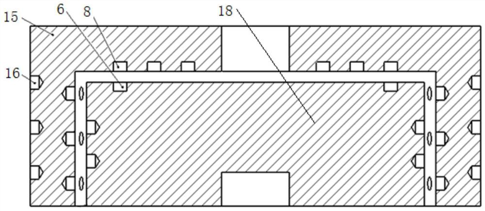 Antibiotic wastewater degradation device combining hydrodynamic cavitation and biological method