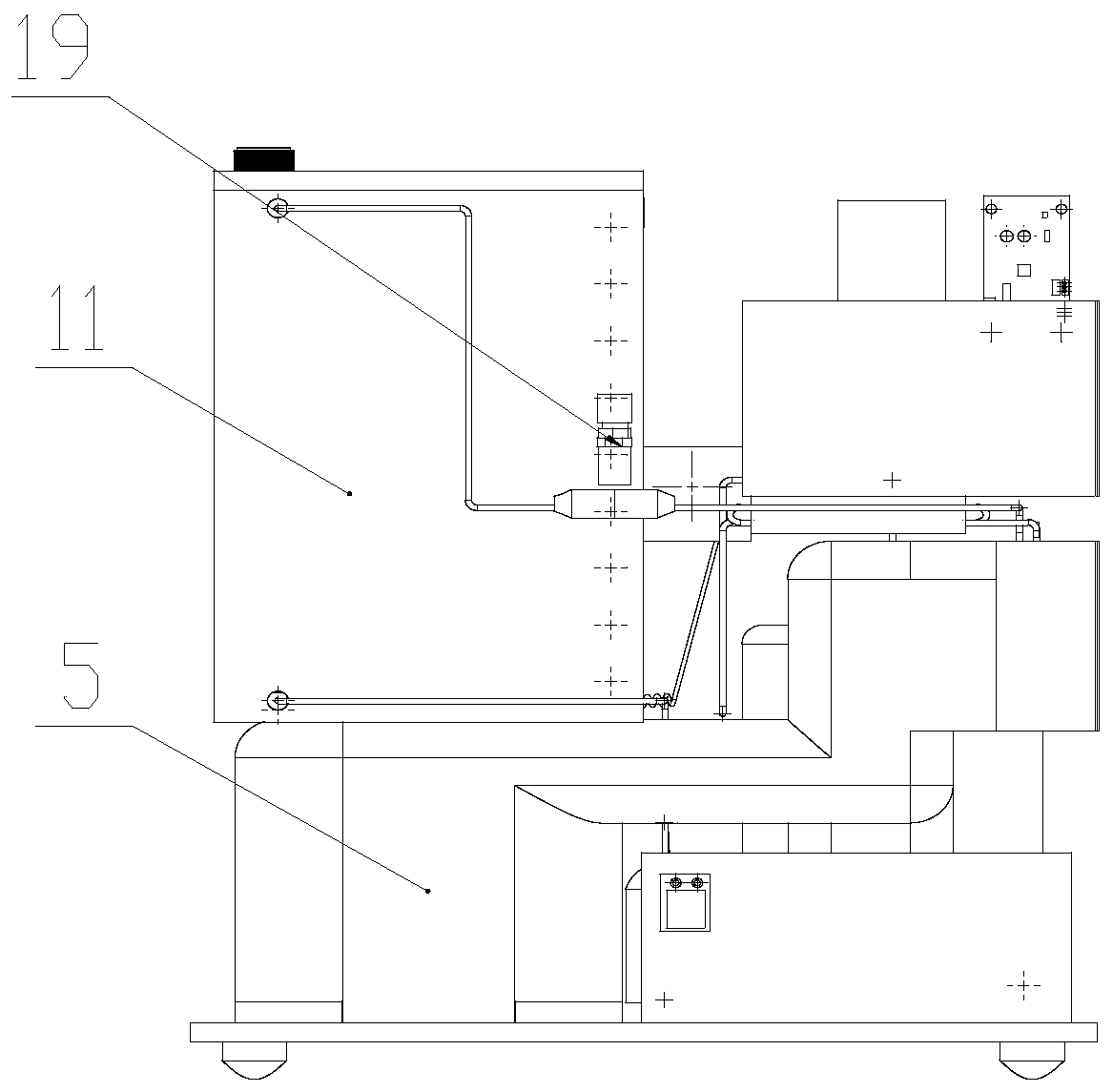 Portable outdoor air conditioner and refrigerator integrated machine