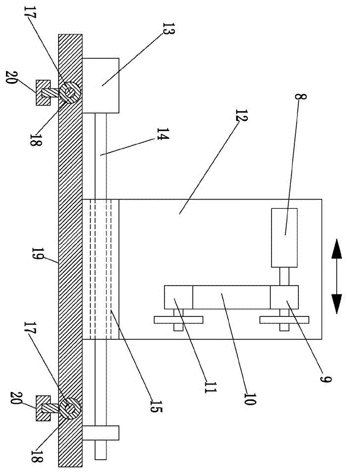 Automatic device for machining large roller of textile machine