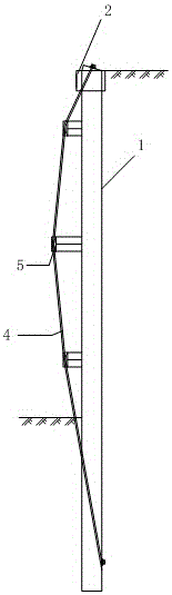 A construction method for supporting with prestressed h-shaped steel support structure