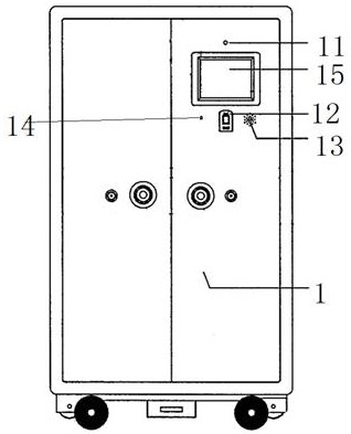 Intelligent gun and bullet integrated cabinet and gun and bullet management method