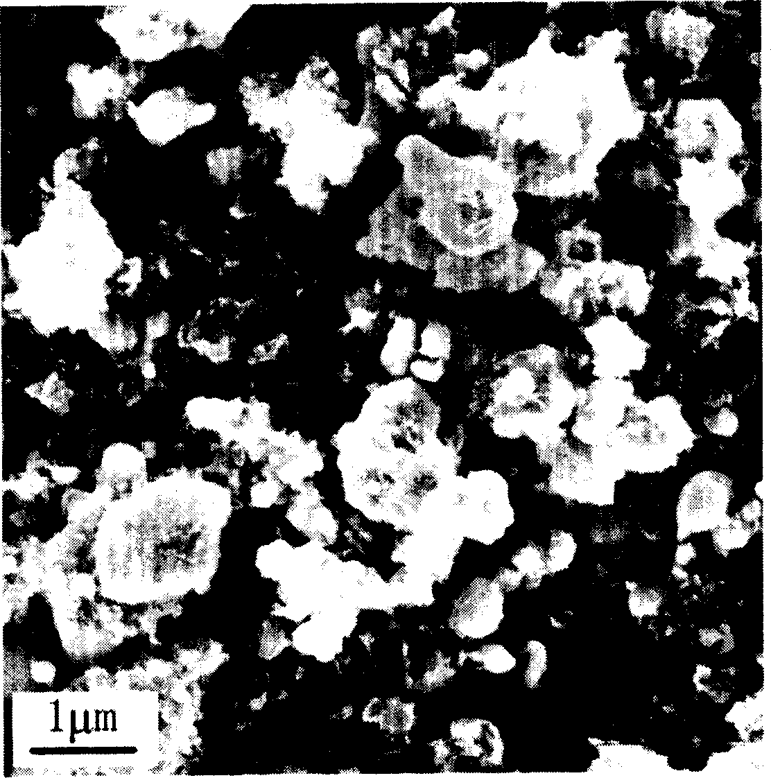 Method for preparing lithium vanadium phosphoric acid of anode material of lithium ion battery under high pressure