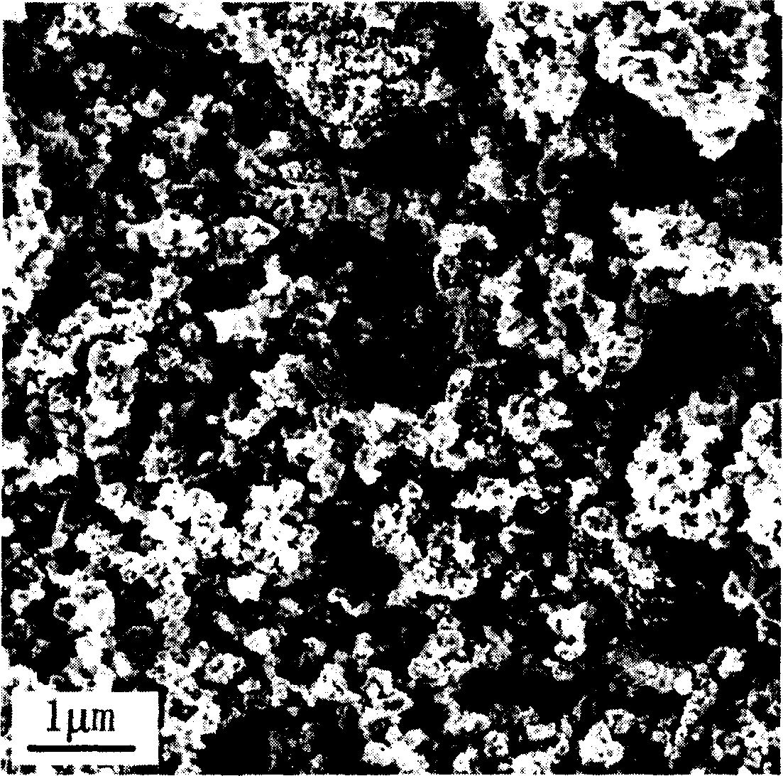 Method for preparing lithium vanadium phosphoric acid of anode material of lithium ion battery under high pressure