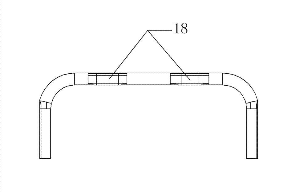 Beating and shaping die of annular pipe fitting