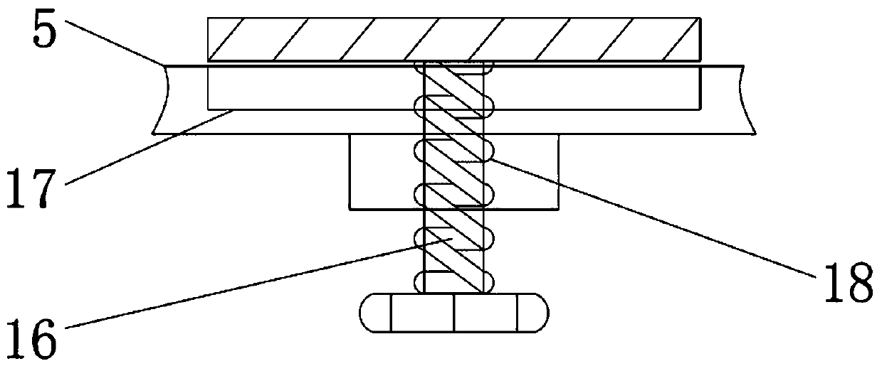 Lifting and fixing device for planing and cutting single-plate machine