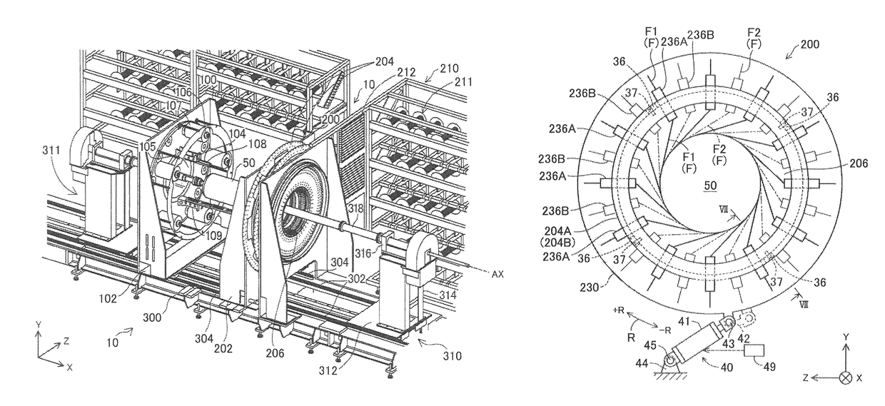 Tank manufacturing method, helical winding device, and filament winding apparatus