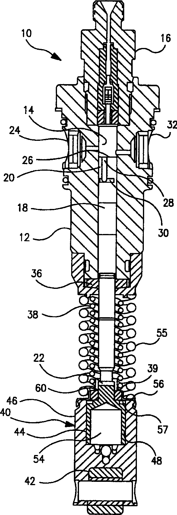 Servo control synchronous advancing device for unit pump or unit oil sprayer