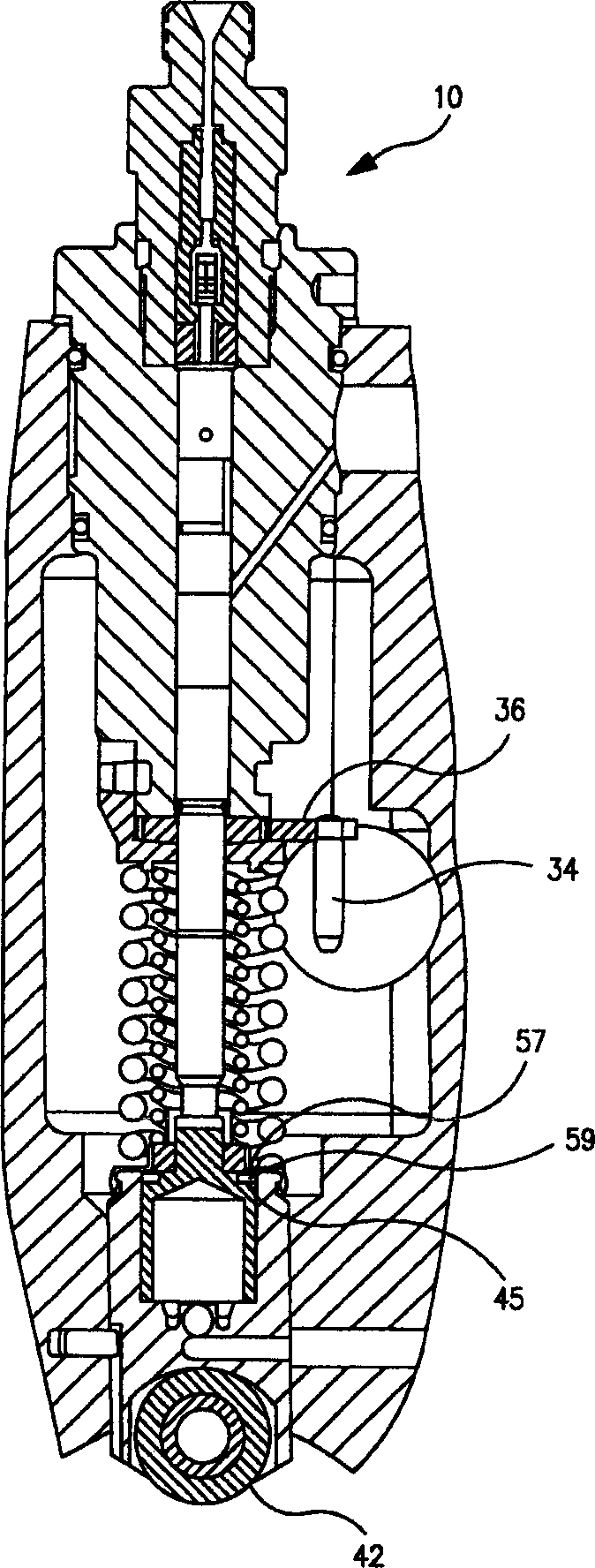 Servo control synchronous advancing device for unit pump or unit oil sprayer