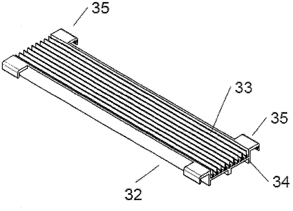 Terminal block data transmission bus structure and terminal block using same