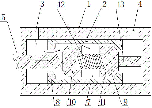 Self-relieving hydraulic cylinder and steel bar bending machine