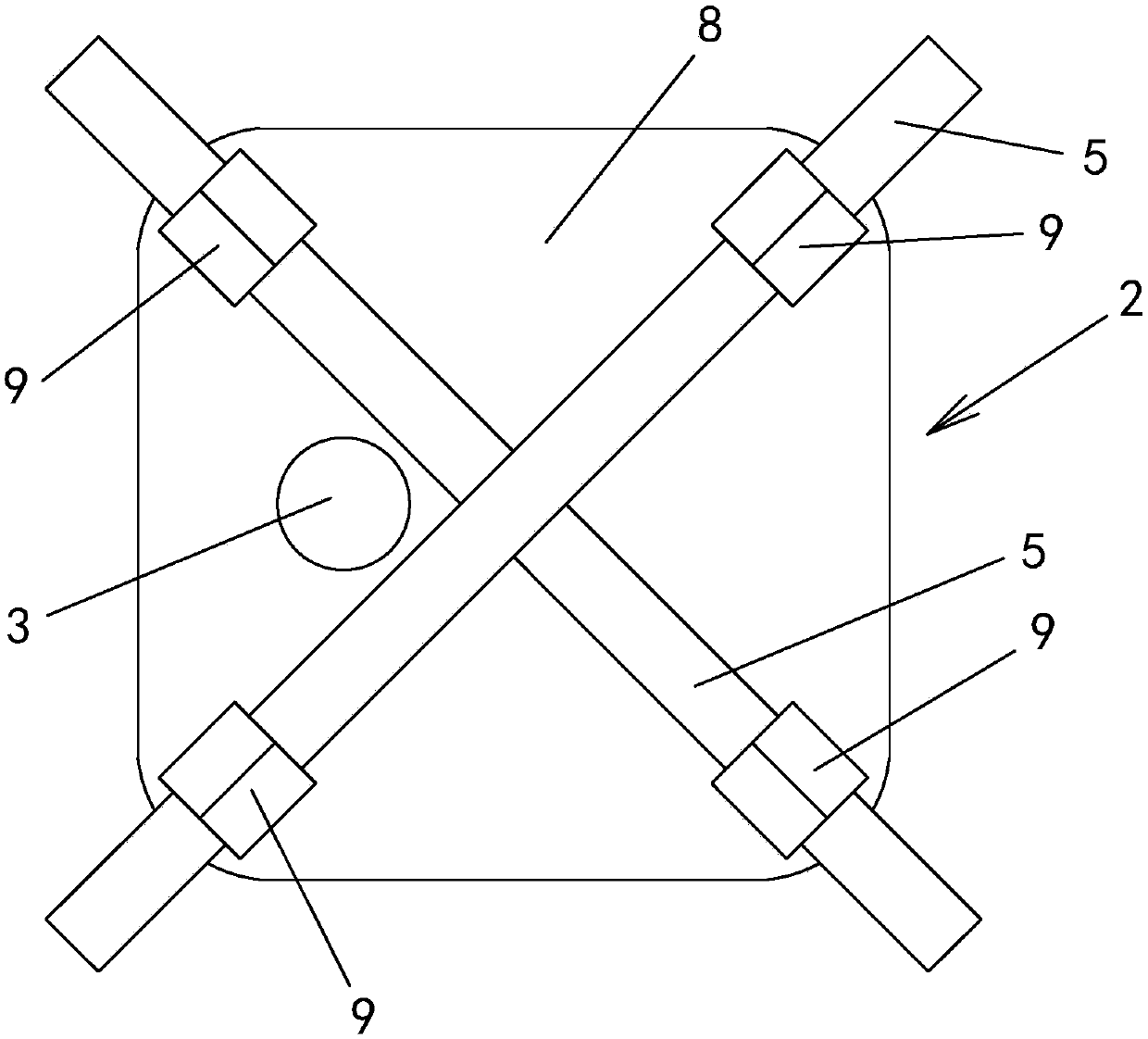 Height-adjustable high-strength rebar bracket