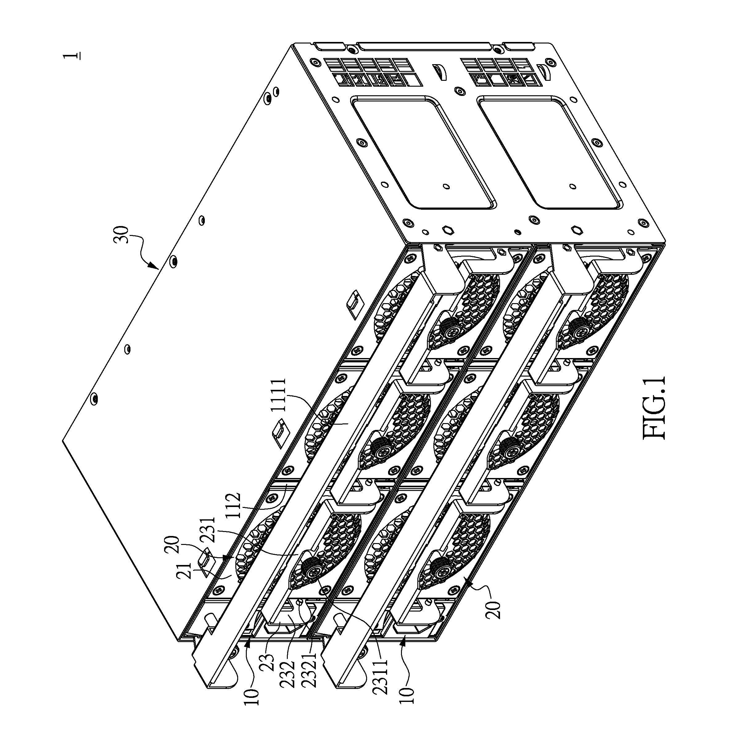 Power supply having detachable fan