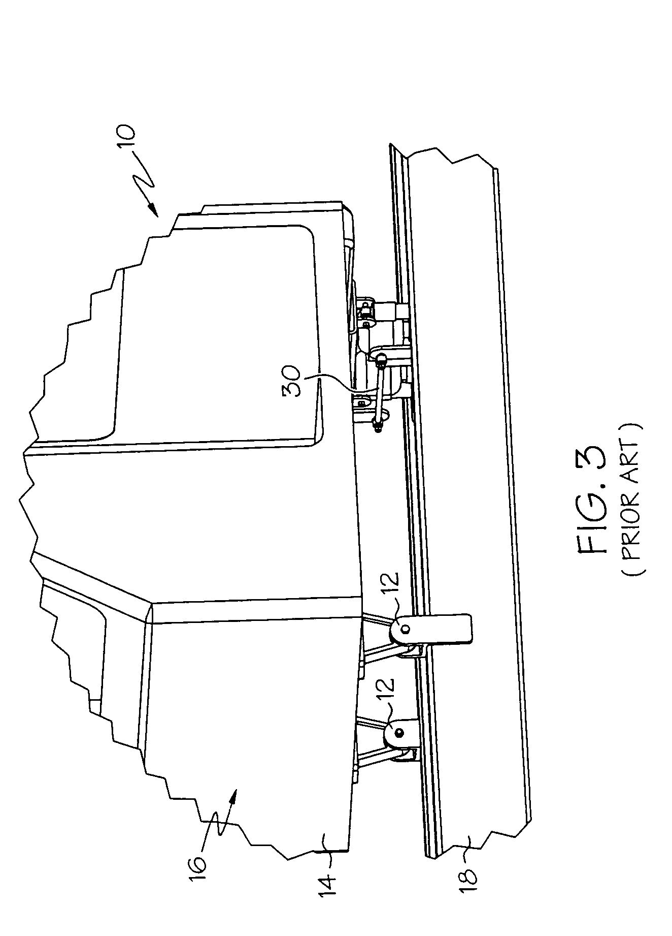 Controlled truck cab suspension system