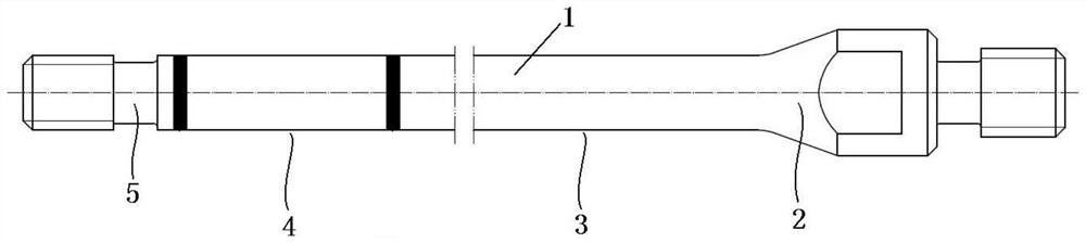 A steel oil pumping rod resistant to bending fatigue and its processing technology