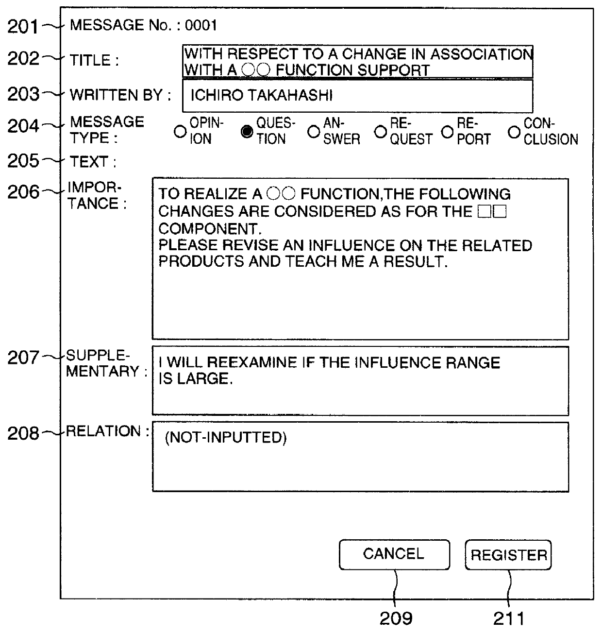 Electronic conference system