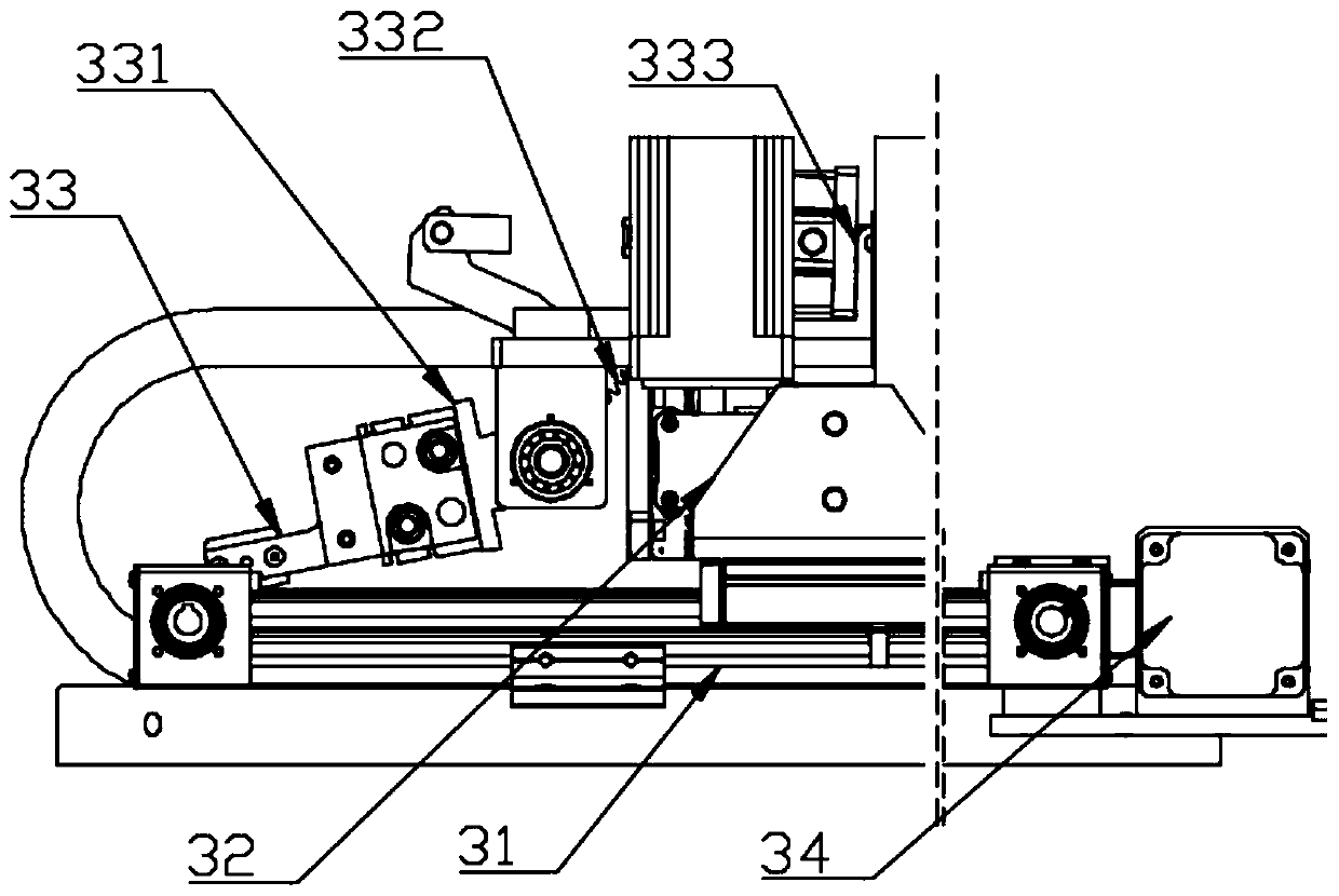 Automatic drawing and pulling oil applying machine