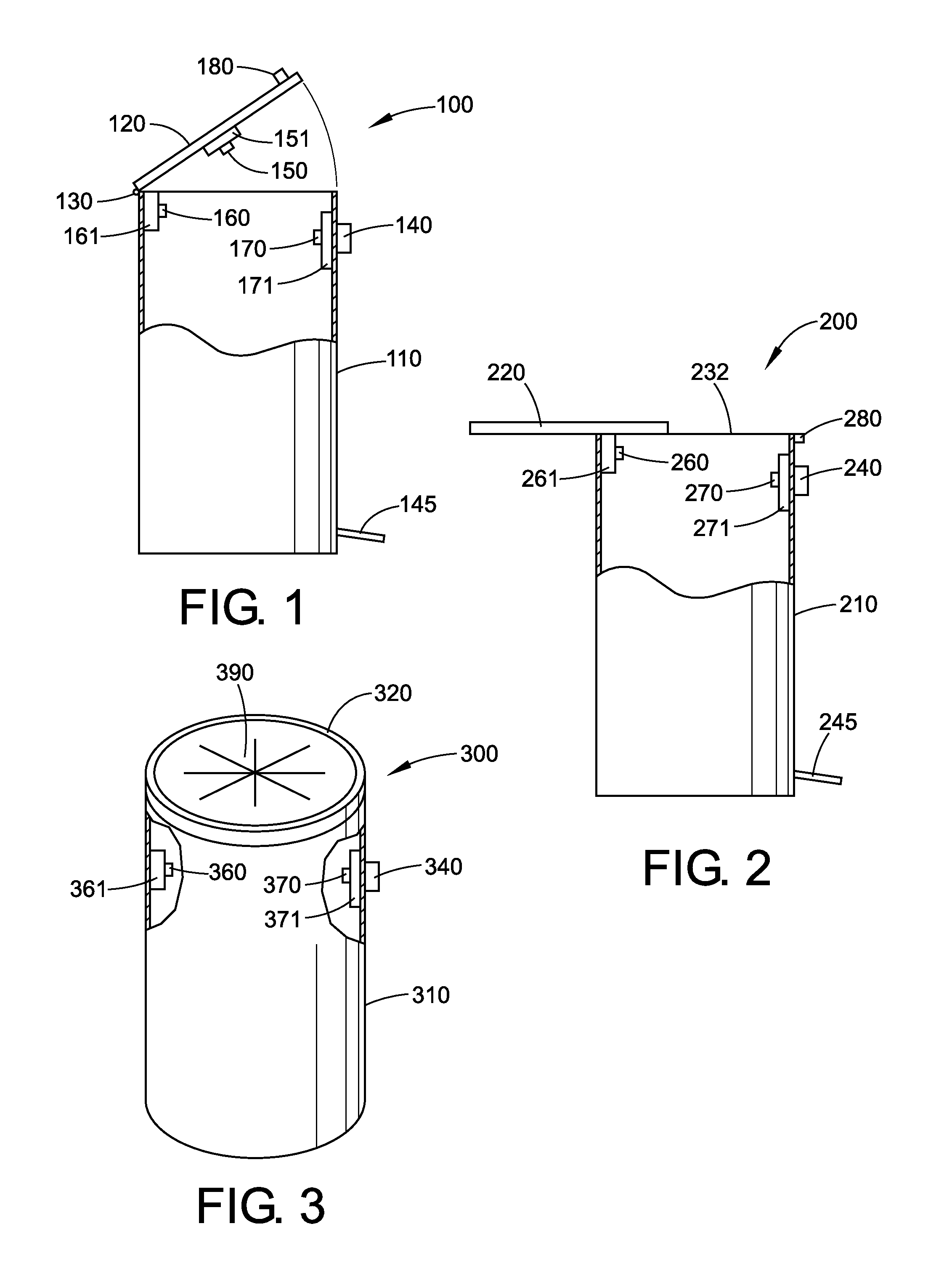 Waste container with odor control