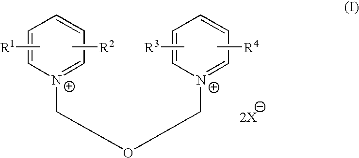 Process for halomethyl ethers of hydroxyiminomethyl quaternary pyridinium salts