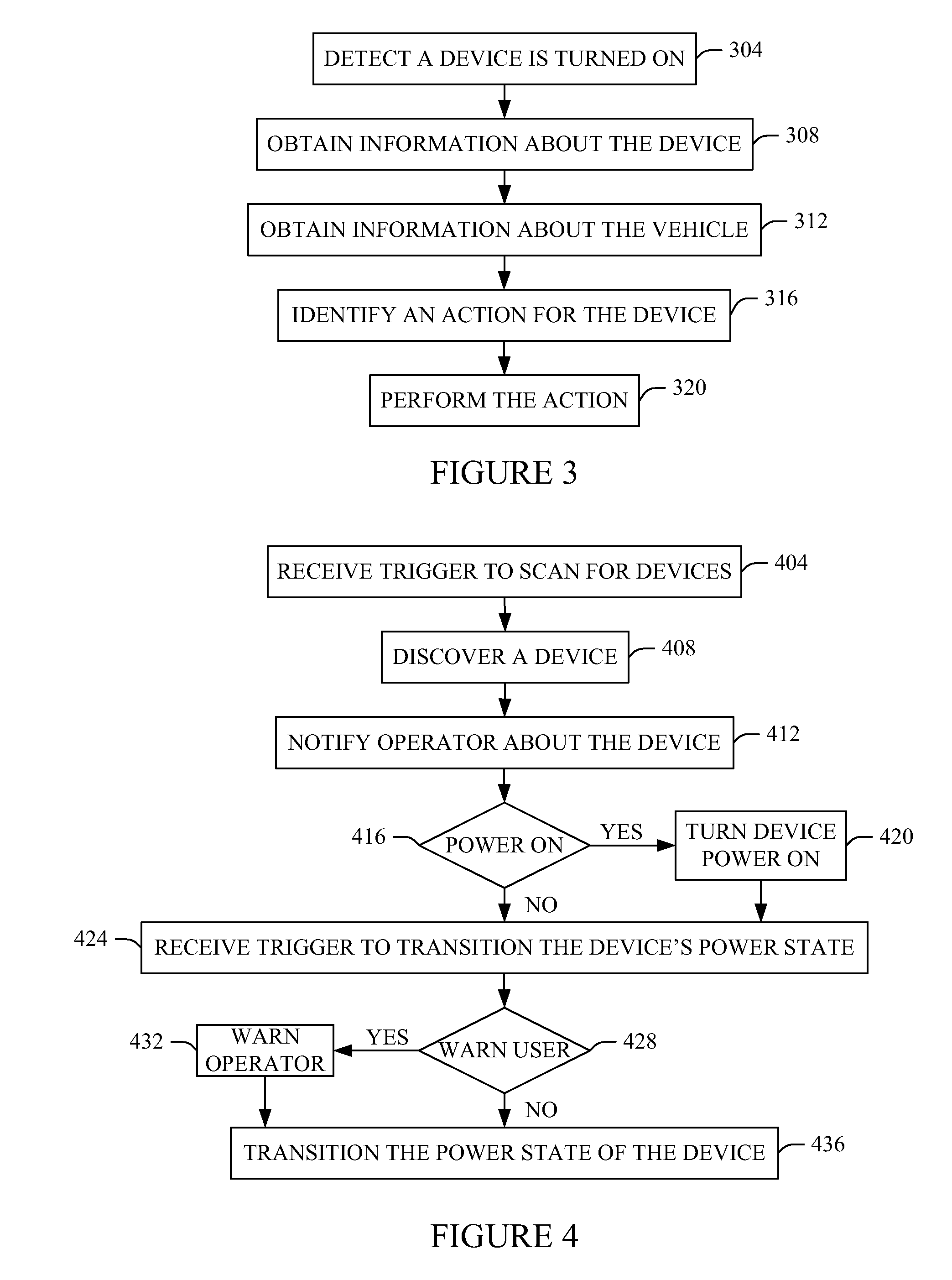 Vehicle method, system, and program product for managing electrical device power state