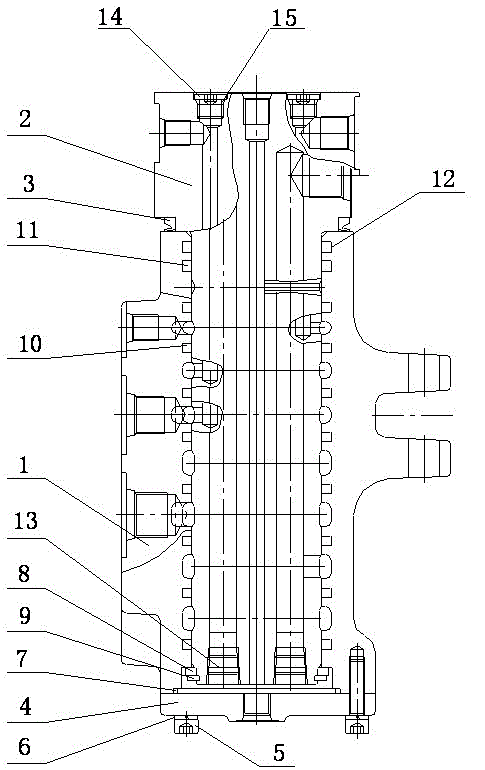 Hydraulic center rotary joint