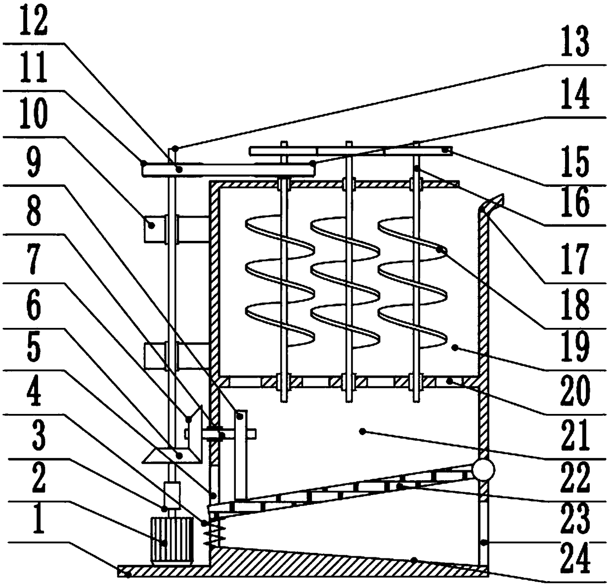 Electronic product continuous recovery device