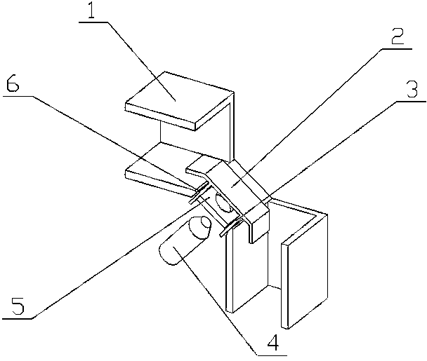 Board combination connecting buckle