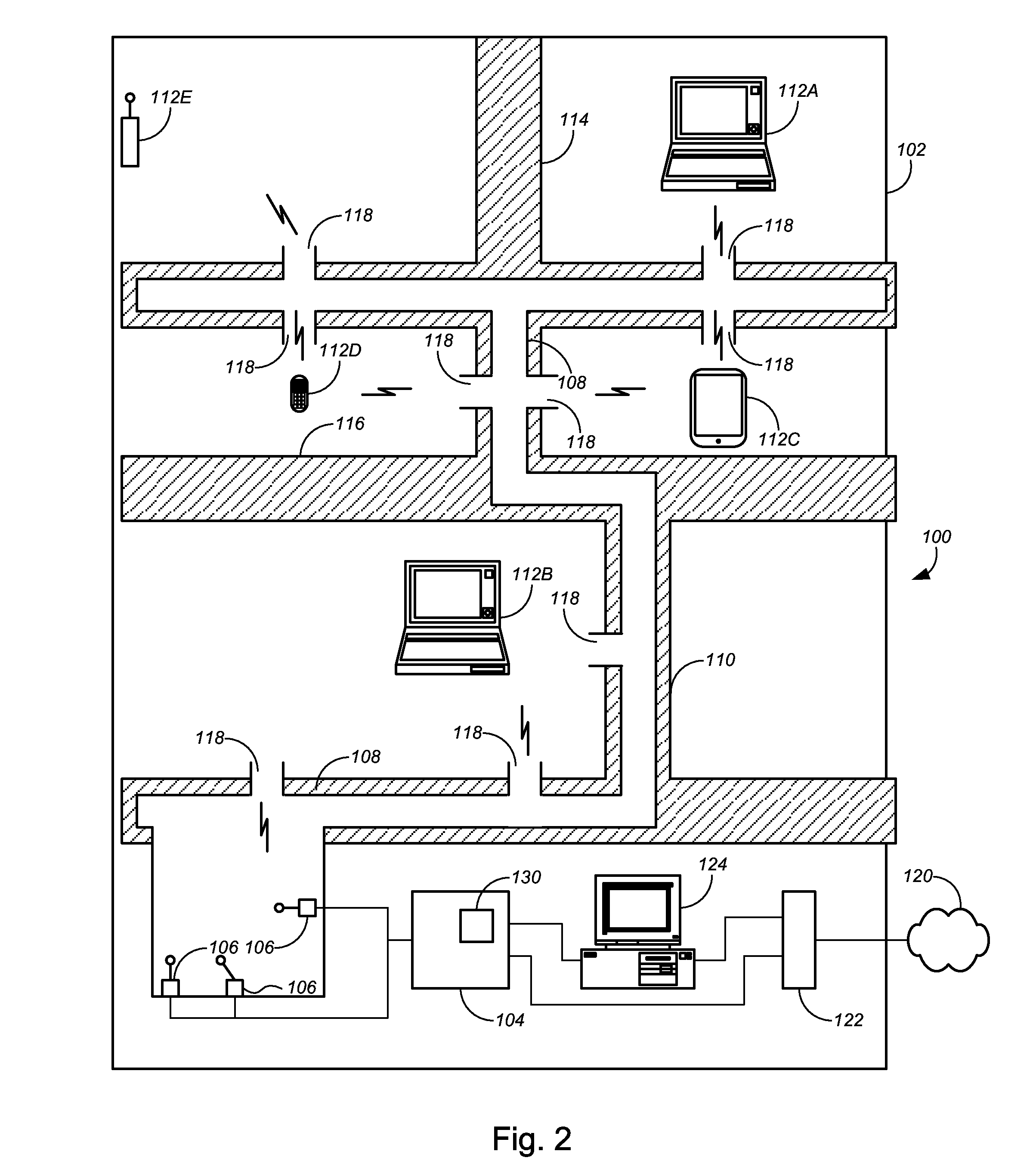 Multi-Antenna Distribution of Wireless Broadband in a Building