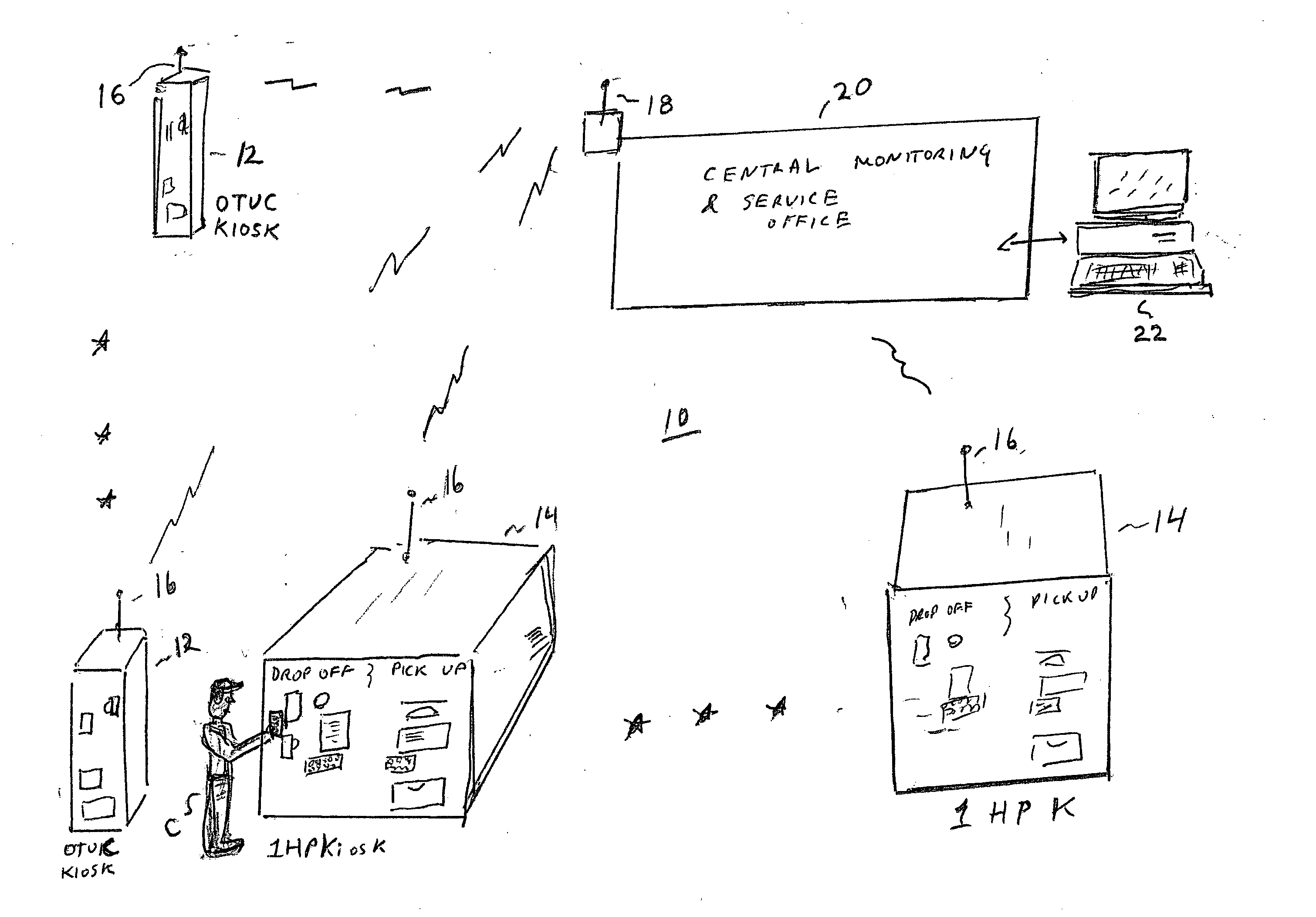 Automated film processing kiosk system