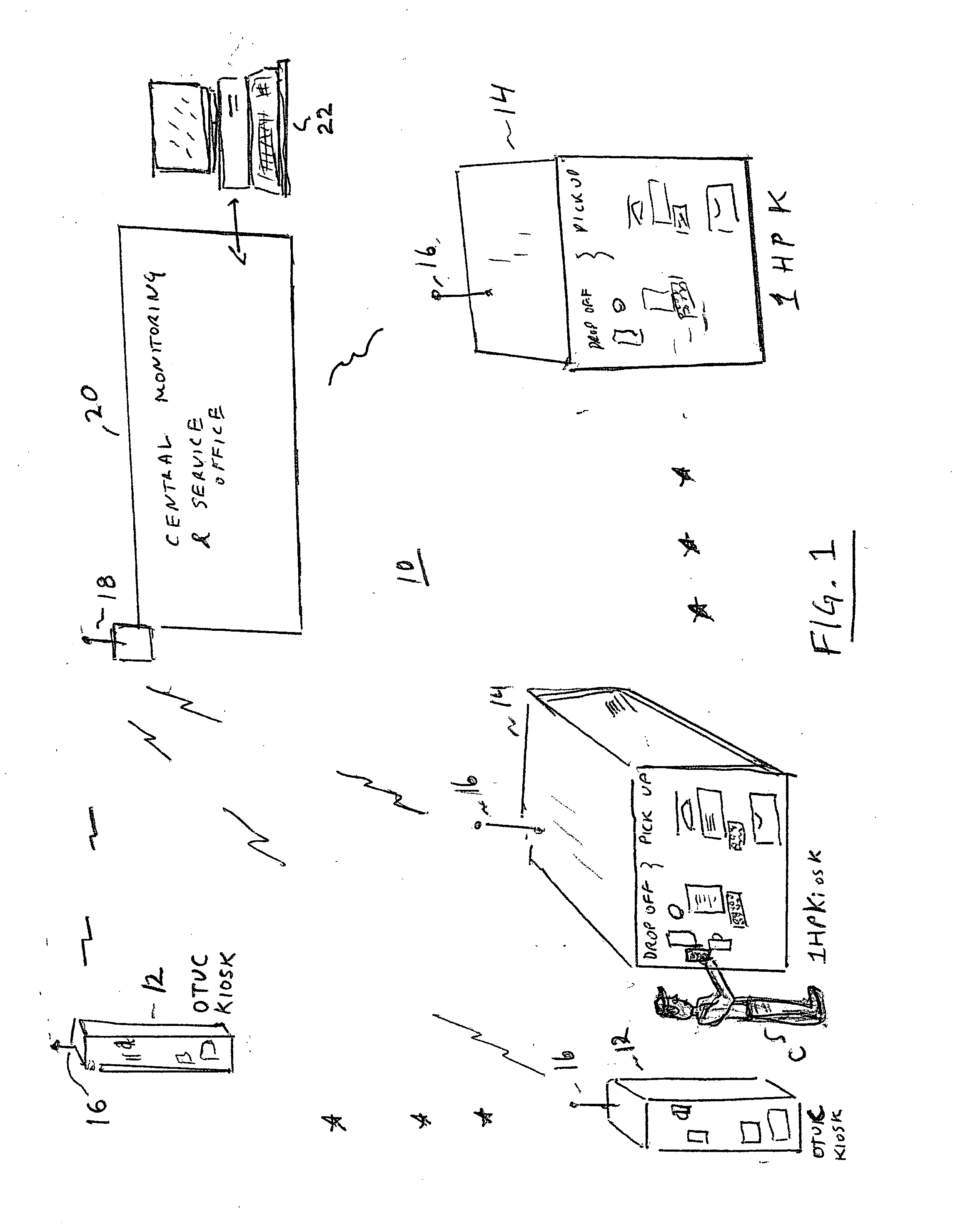 Automated film processing kiosk system