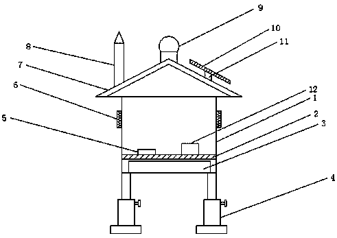 Safety warning device for power equipment