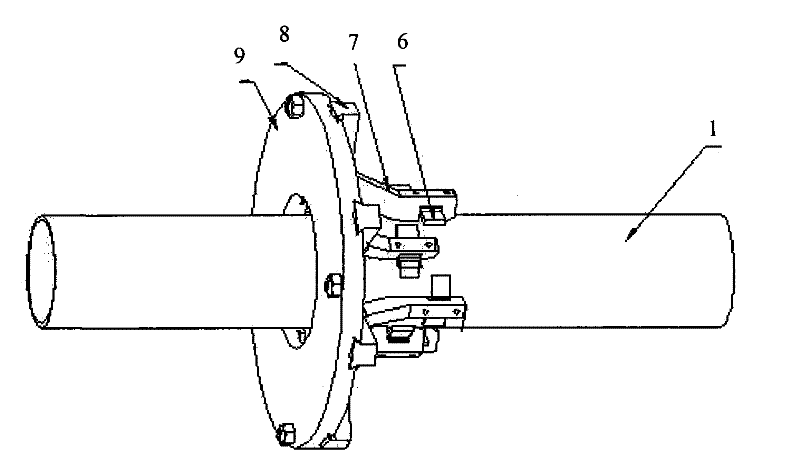 Demagnetization method of large-scale ferromagnetic pipe fitting and magnetic-sensitive sensor