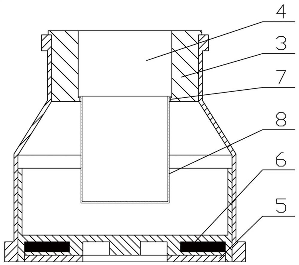 An explosion-proof smell search tank for police dogs