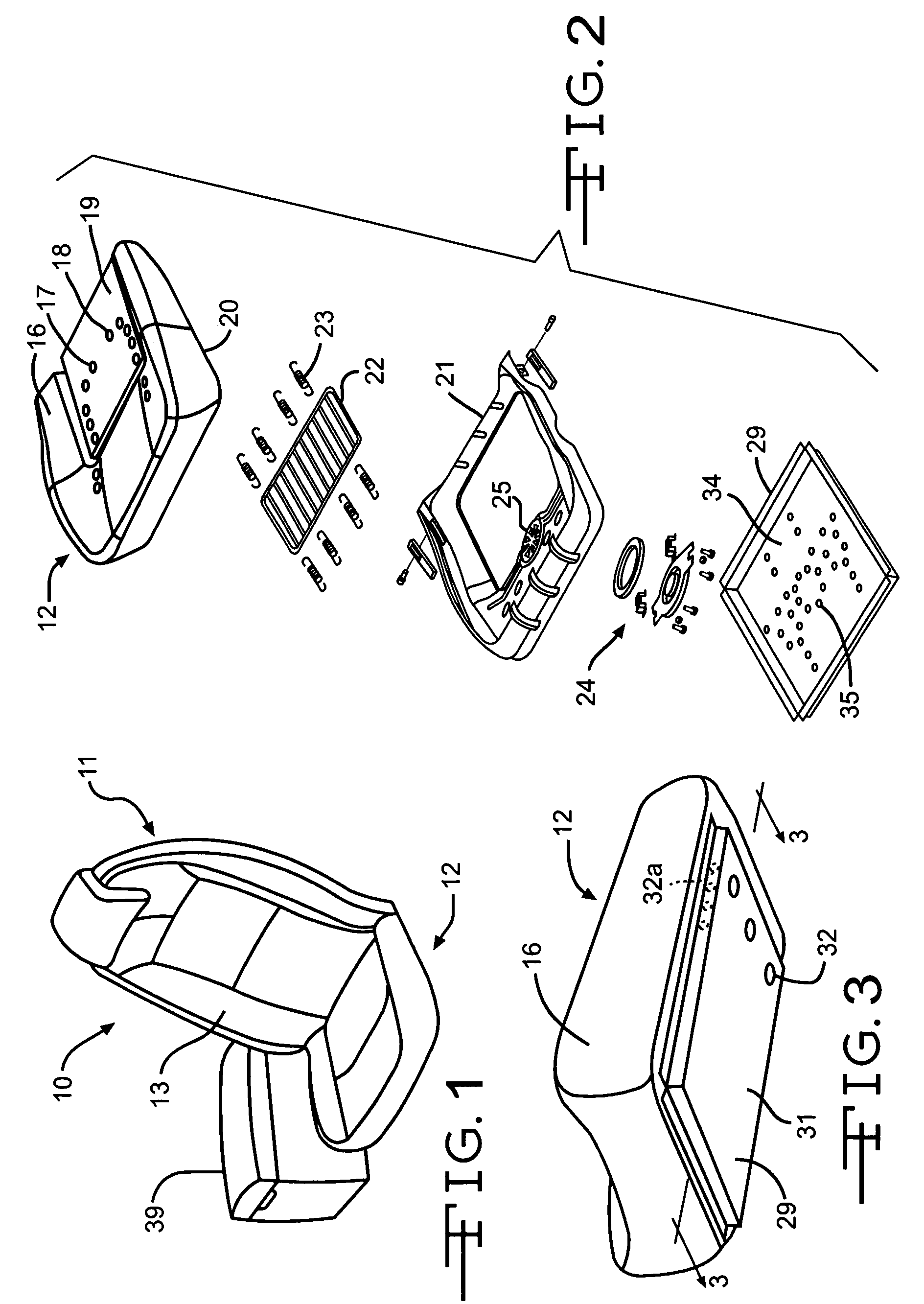 Flexible noise cover for a ventilated seat