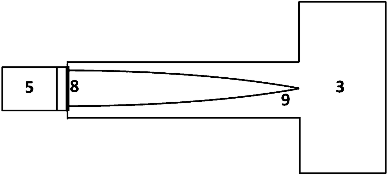 Half-open resonance type photoacoustic cell