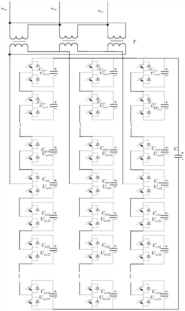 A voltage equalization switching control method for capacitors in a voltage-type high-voltage reactive power generator