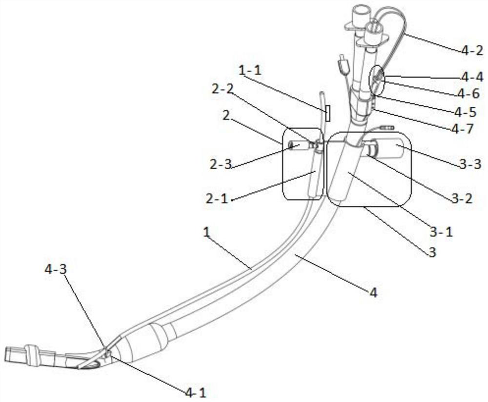 An external video cable and ventilation catheter