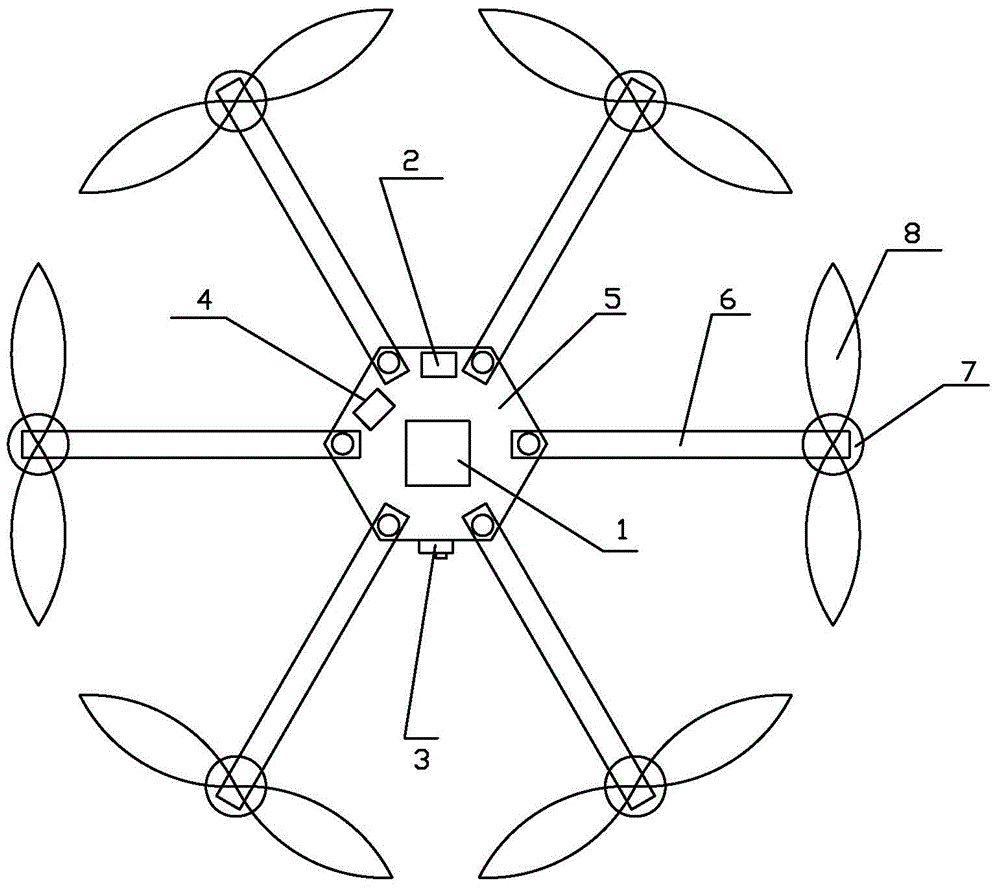 Construction method for small multi-shaft unmanned aerial vehicle to unwind and release haulage cable