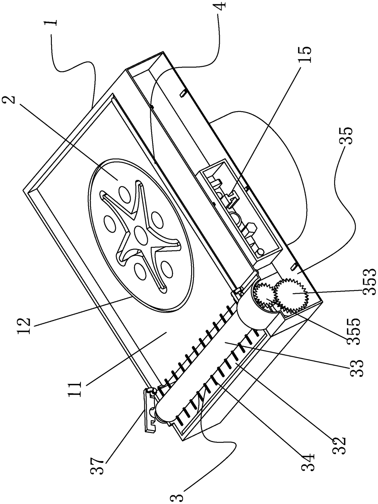 Floor drain device automatically cleaning hair