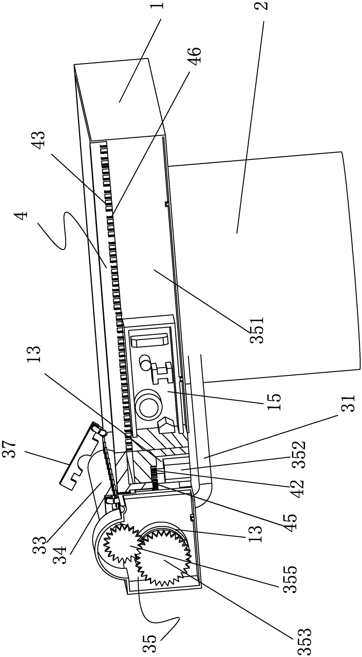 Floor drain device automatically cleaning hair