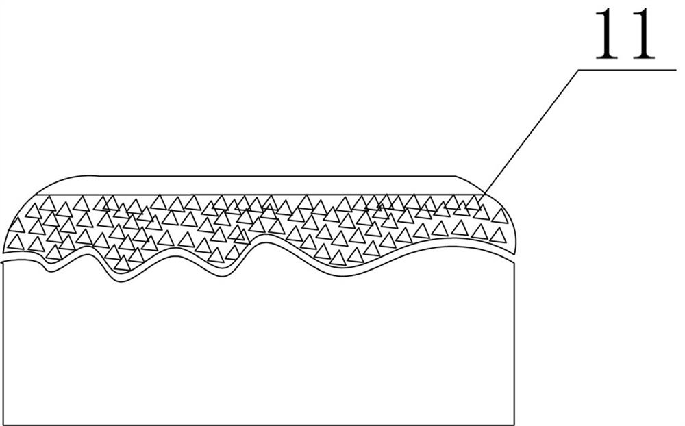 Device and method for homogenizing loading force of defective rock samples by using fluid cushion