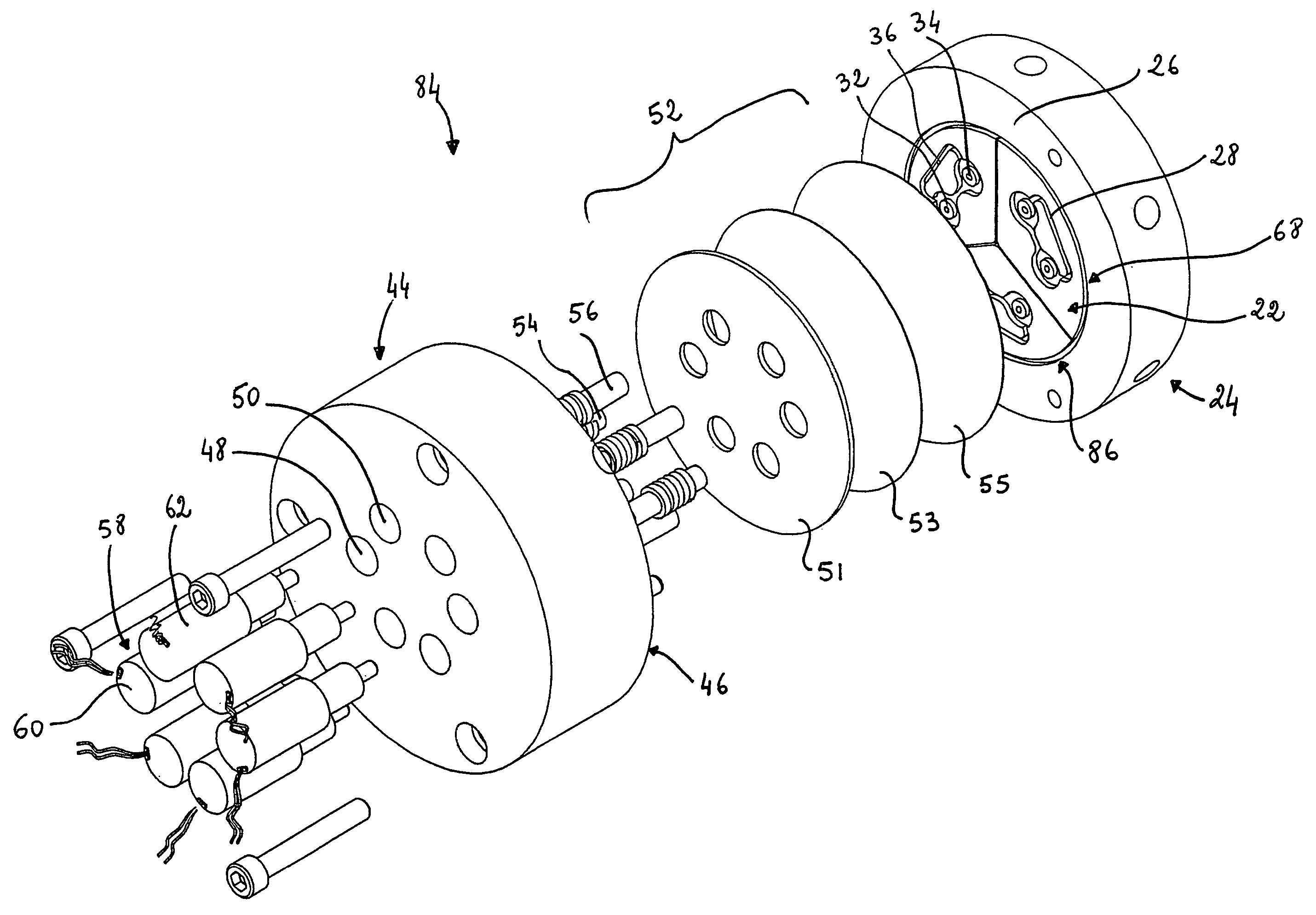 Diaphragm-sealed valve, analytical chromatographic system and method using the same