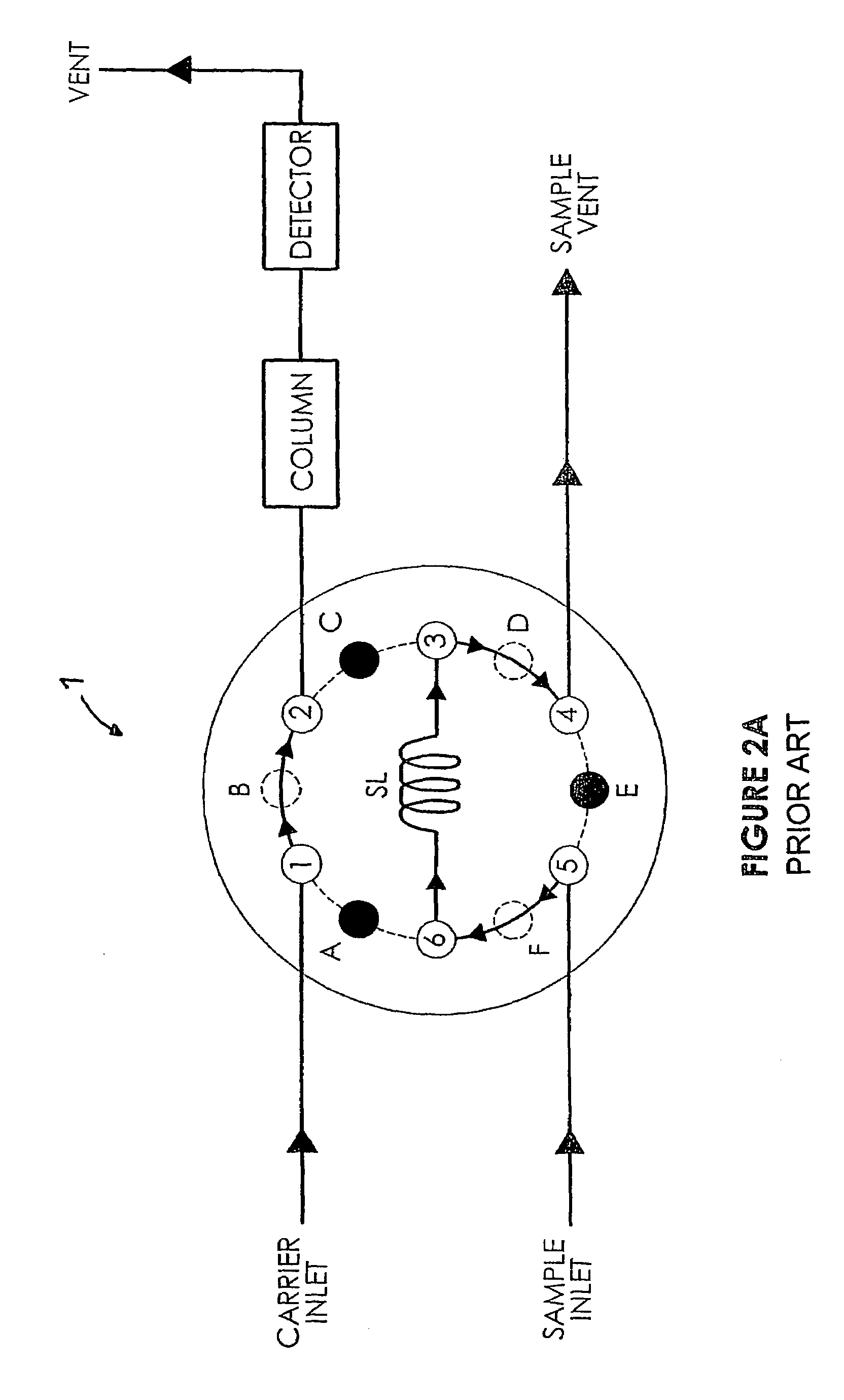 Diaphragm-sealed valve, analytical chromatographic system and method using the same