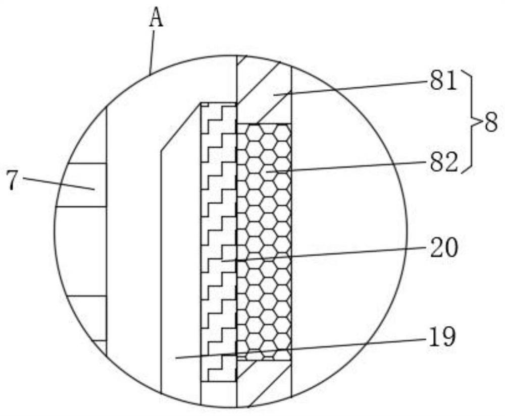 A dehydration device for soybean oil processing