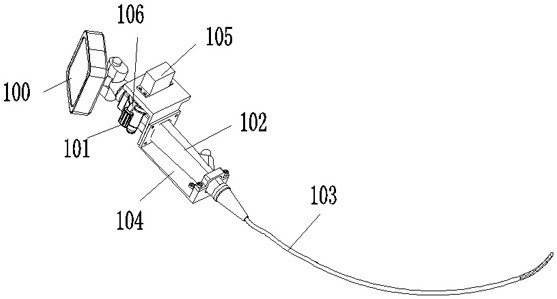 Self-adaptive bronchofiberscope and trachea operating device