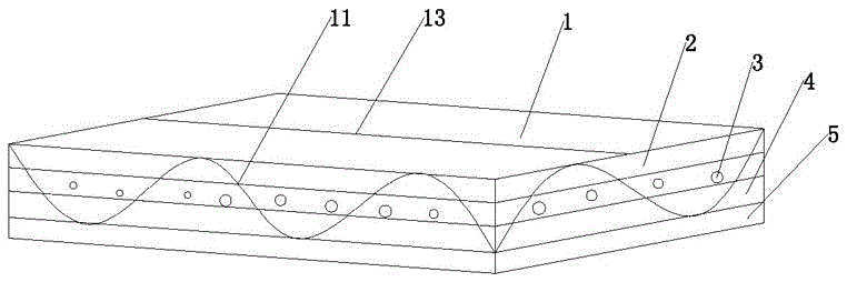 Light-emitting woolen fabric