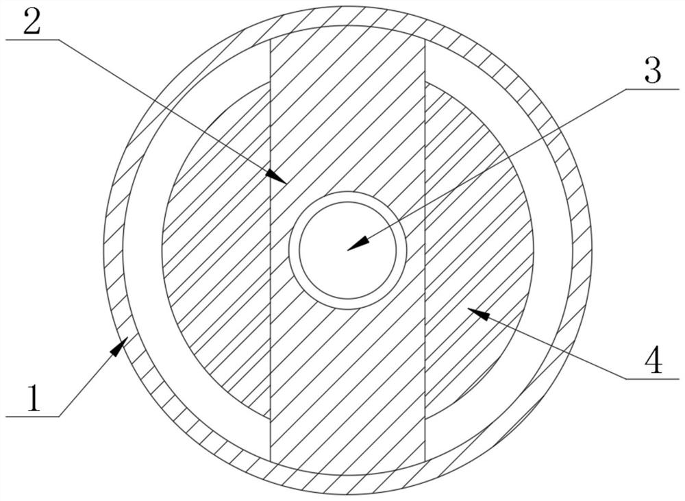 A casting device for cylinder liner molding