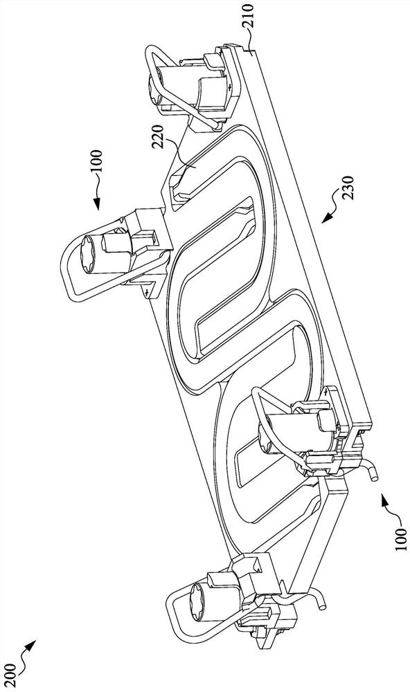 Fastener and heat dissipation module using same